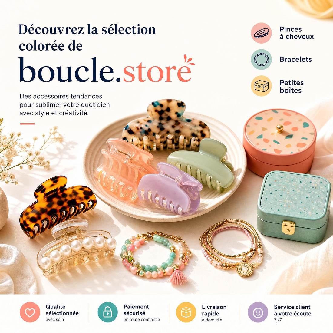 boucle.store : des accessoires colorés pour mettre de la bonne humeur dans chaque journée