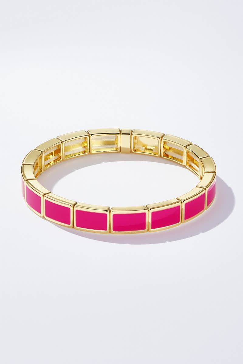 Bracelet coloré 324CP50: Brun / Autre