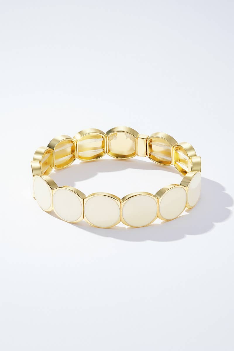 Bracelet coloré 324CP39: Ivoire / Autre