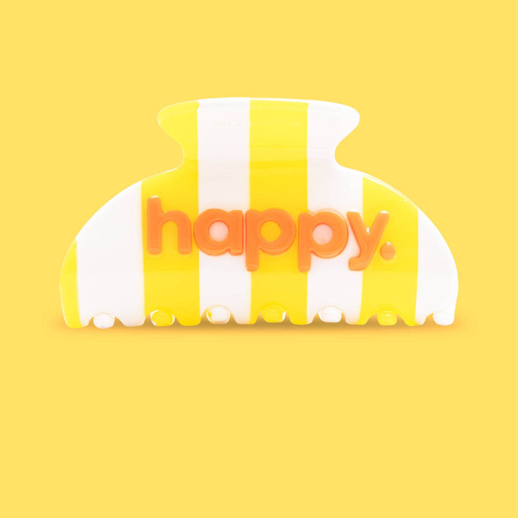 Barrette - Toujours heureuse.: Heureux.