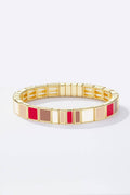 Bracelet coloré 324CP54: Brun / 100% Acrylique