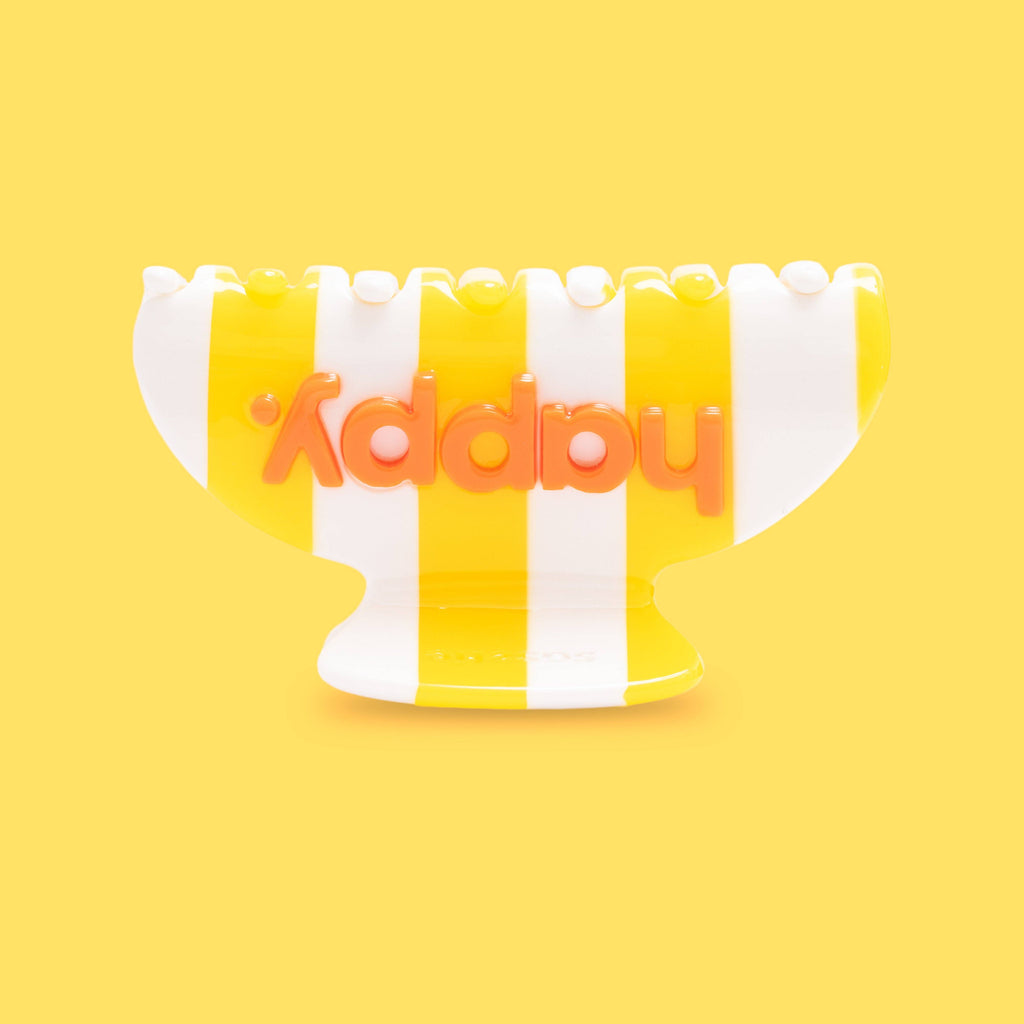 Barrette - Toujours heureuse.: Heureux.