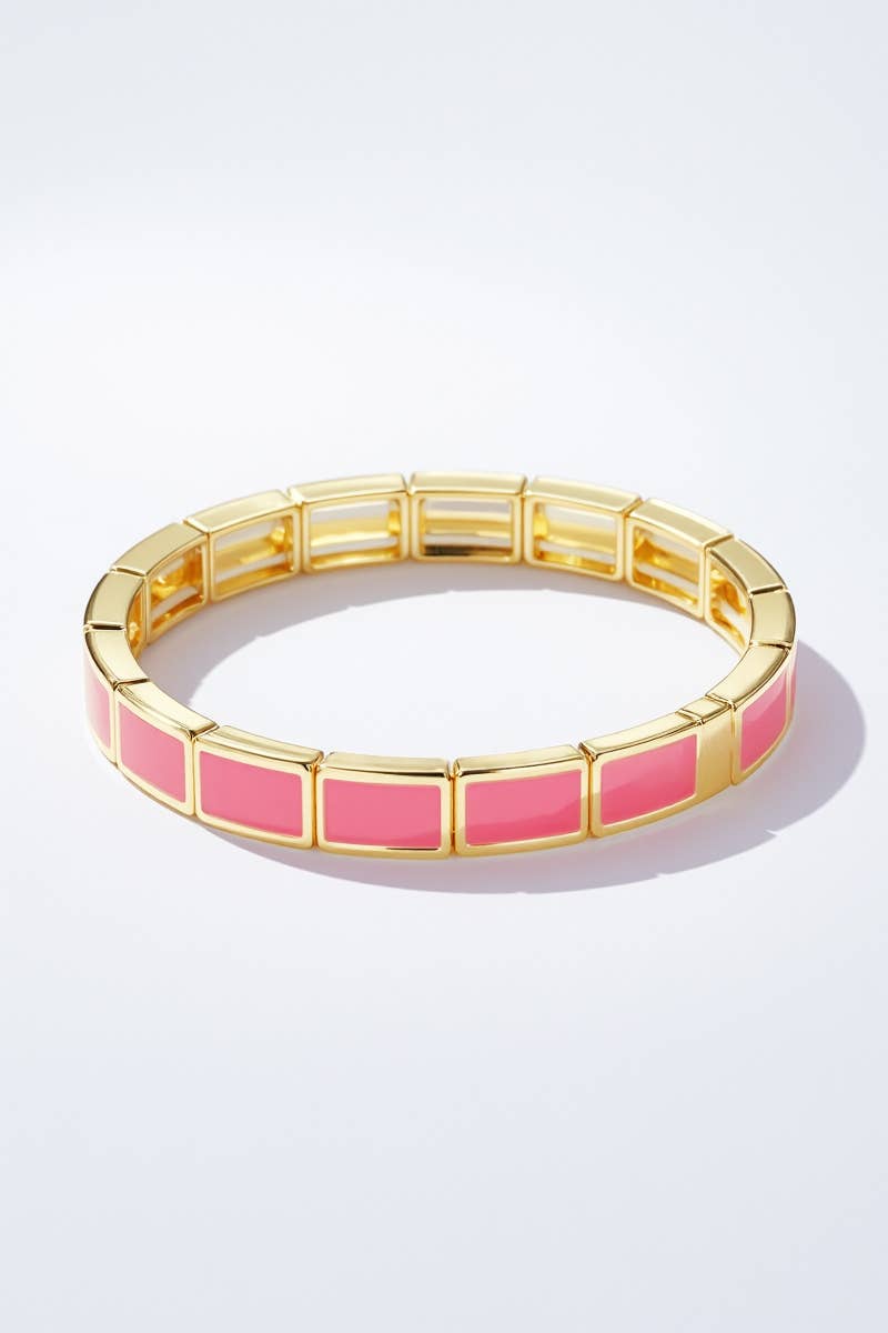 Bracelet coloré 324CP50: Brun / Autre